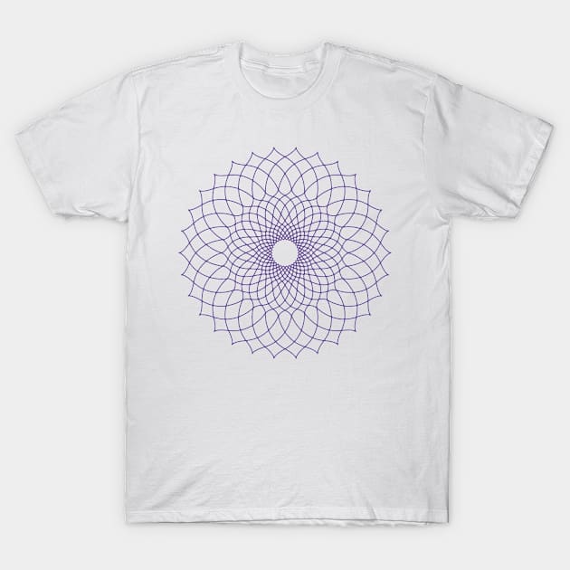 Purple mandala T-Shirt by PallKris